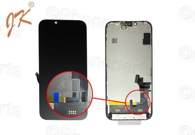 Pantalla Apple Iphone14 Compatible SOFT OLED JK Certificada. Permite transplante de IC.
