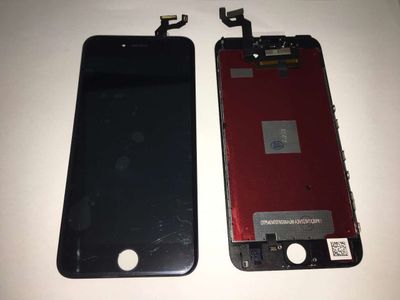 Pantalla Completa Apple iPhone 6S + Plus Negro Compatible * -Garantía de por vida