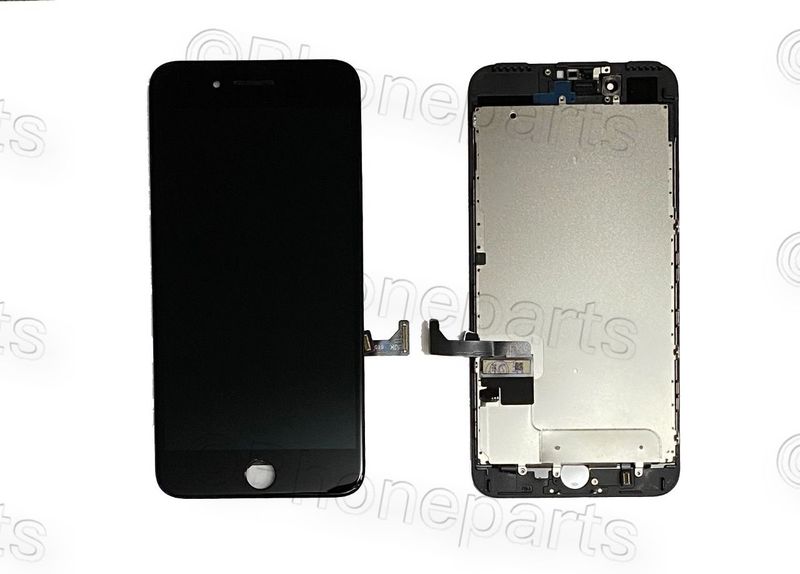 Pantalla Completa Apple iPhone7 + Plus Negro Compatible * -Garantía de por vida