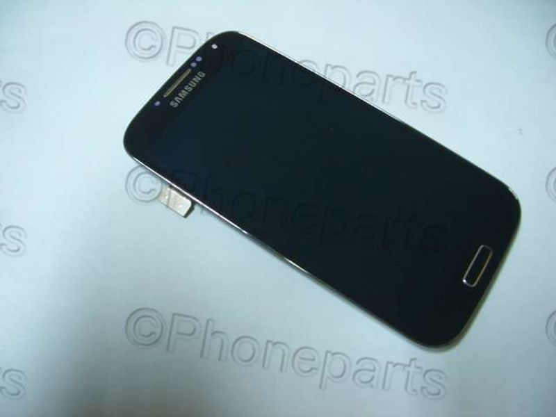 Pantalla Completa Samsung I9505 Gris Oscuro con Marco