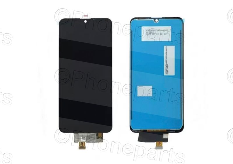 Pantalla Completa LG Q60, K50, Negro sin Marco