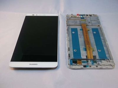 Pantalla Completa Huawei Mate7 Blanco con Marco