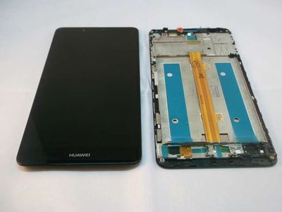Pantalla Completa Huawei Mate7 Negro con Marco