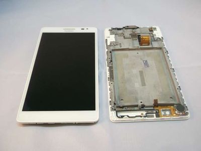 Pantalla Completa Huawei Mate1 Blanco con Marco