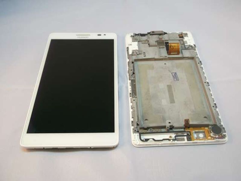 Pantalla Completa Huawei Mate1 Blanco con Marco