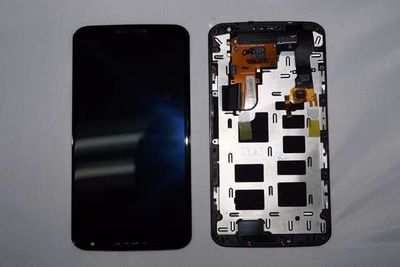 Pantalla Completa Motorola Nexus6 Negro con Marco