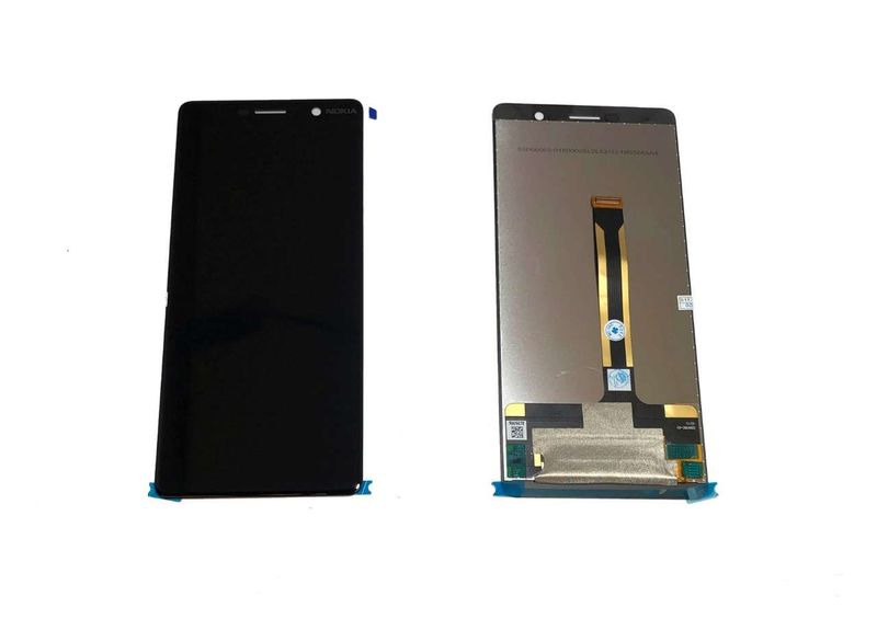 Pantalla Completa Nokia7 Plus Negro sin Marco