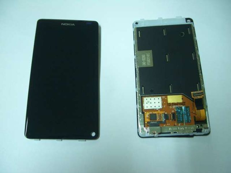 Pantalla Completa Nokia Lumia N9-00 Negro Con Marco