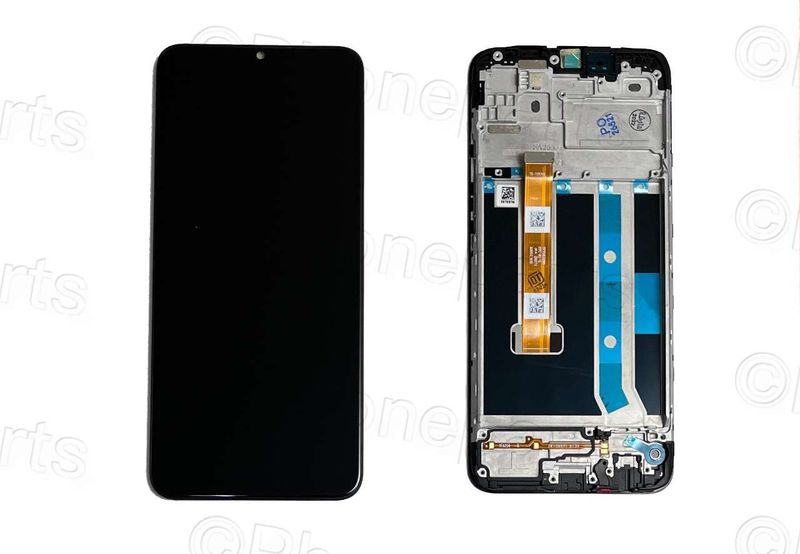 Pantalla Completa OPPO A15 / A15s Negro con Marco