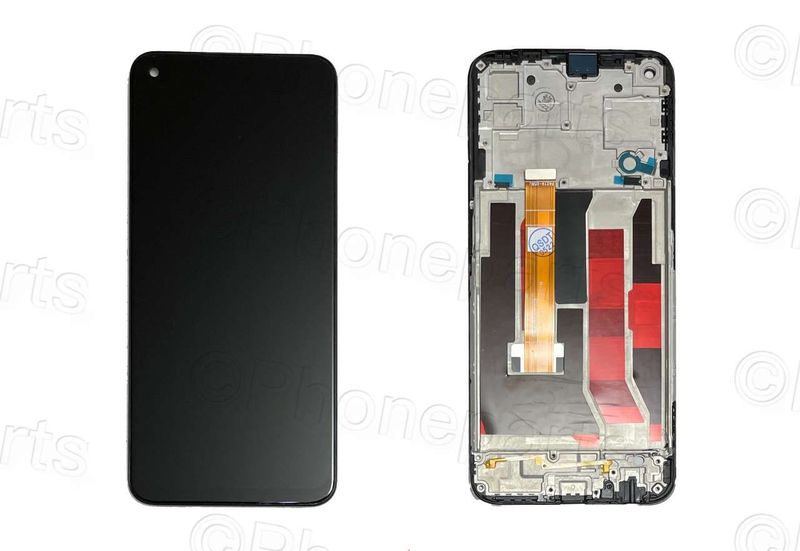 Pantalla Completa OPPO A72 5G / A73 5G Negro con Marco Refurbished