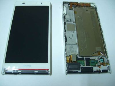 Pantalla Completa Huawei P6 Blanco con Marco