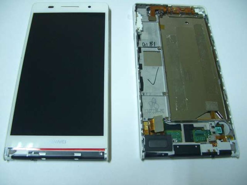 Pantalla Completa Huawei P6 Blanco con Marco