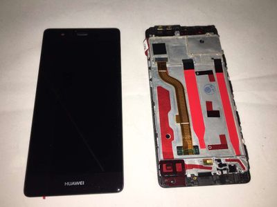 Pantalla Completa Huawei P9 Negro con Marco