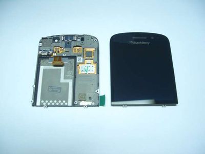 Display LCD + Digitalizador BlackBerry Q10 Negro con Altavoz y Vibrador
