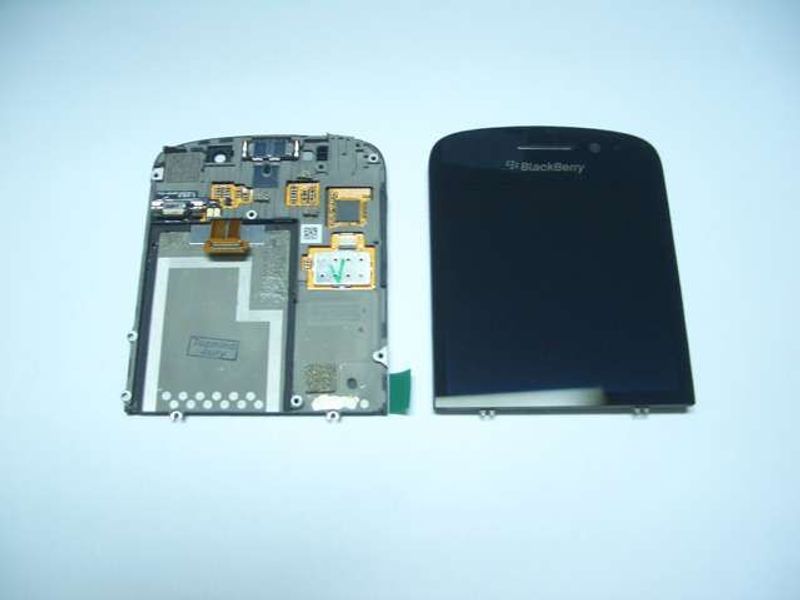 Display LCD + Digitalizador BlackBerry Q10 Negro con Altavoz y Vibrador