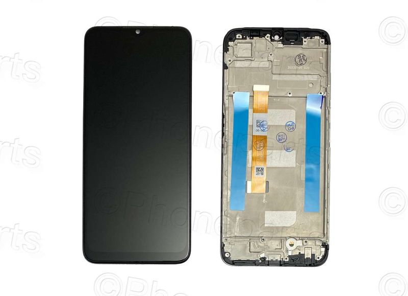 Pantalla Completa OPPO Realme C35/ RMX3511 Negro con Marco Refurbished