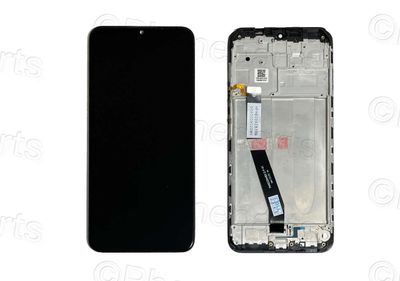 Pantalla Completa Xiaomi RedMi9 Negro con Marco