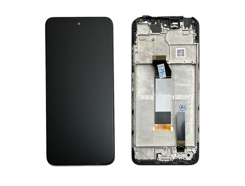 Pantalla Completa Compatible Xiaomi RedMi Note10 5G Negro con Marco