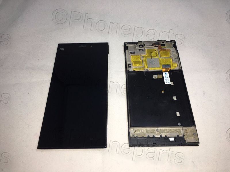 Pantalla Completa Xiaomi Mi3 Negro con MARCO