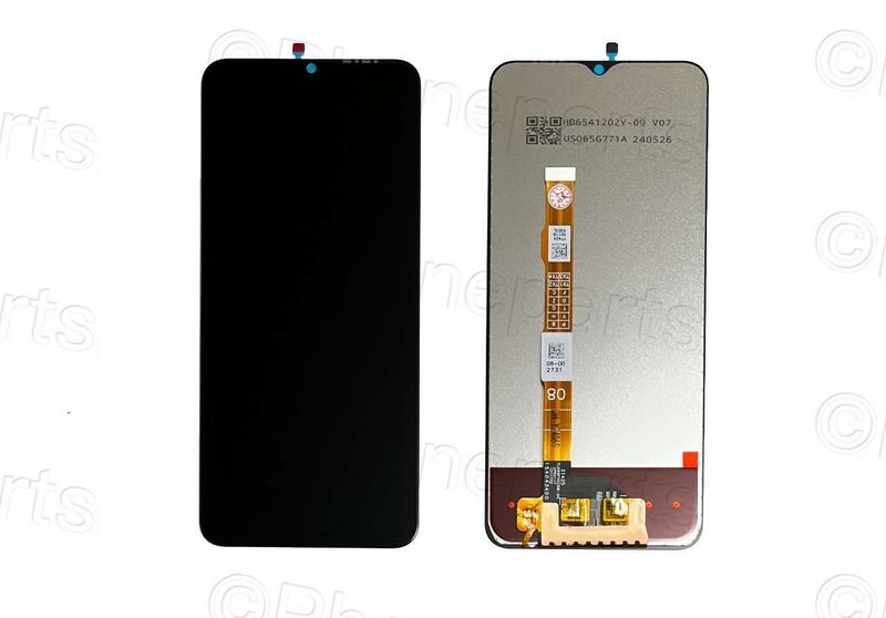 Pantalla Completa Vivo Y33s 4G / Y74s / Y76s / Y33 / Y33t /Y21t India Negro sin Marco