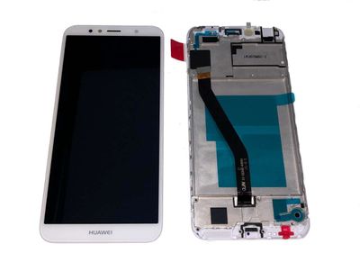 Pantalla Completa Huawei Y6 2018 Blanco con Marco