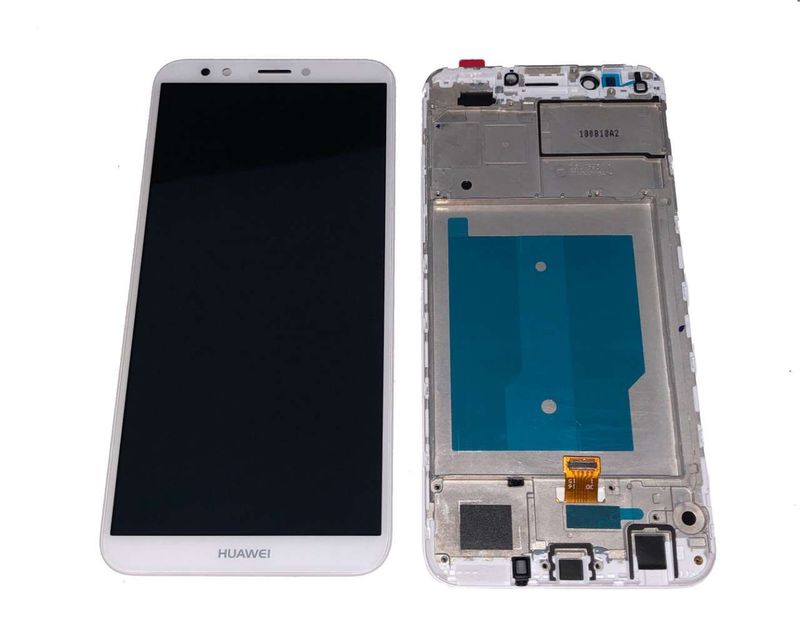 Pantalla Completa Huawei Y7 2018 Blanco con Marco