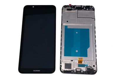 Pantalla Completa Huawei Y7 2018 Negro con Marco