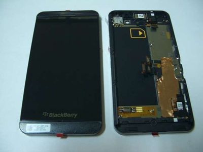 Pantalla Completa BlackBerry Z10 Negra Versión 001, 30 pins.