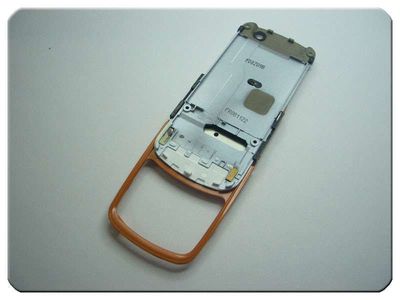 Carcasa Deslizante Samsung S3030 Blanca / Naranja