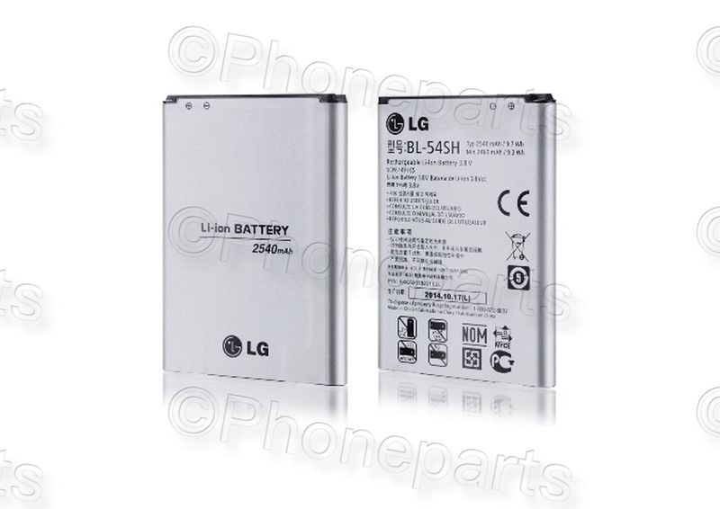 Batería LG BL-54SH L90 D405N D405, L80 D373, G3s D722, Bello D331 D335, G4c H525n, Magna H500f, X150 2540mA