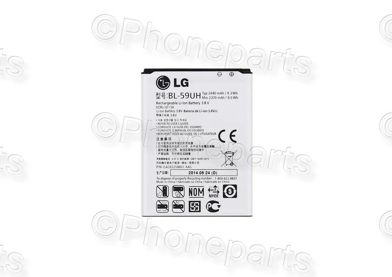 Batería LG BL-59UH para G2 Mini D620 / D620R, D315 F70 2440mA Original