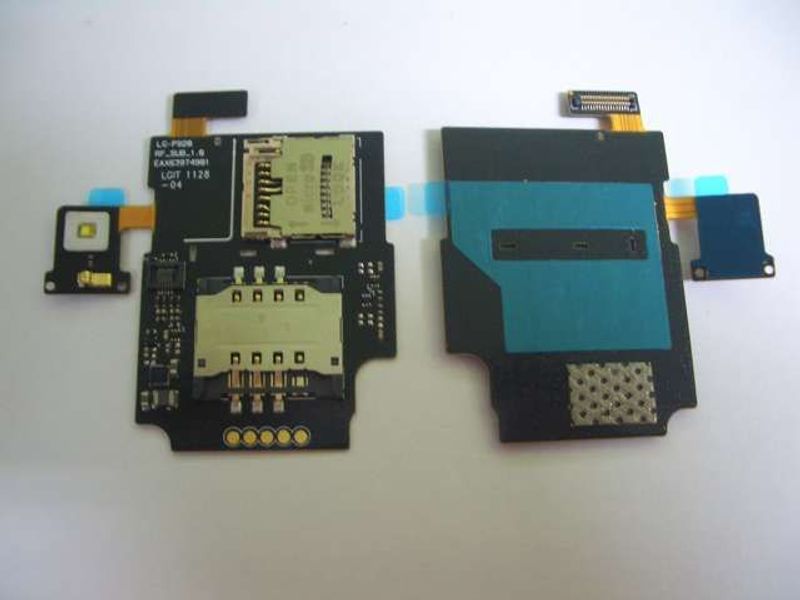 Flex con Placa Lector SIM y Tarjeta Memoria LG P920