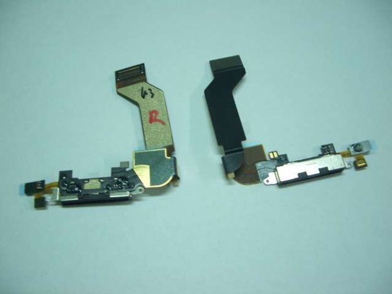 Cable Flex Conector Carga y Micro Apple iPhone 4S Negro