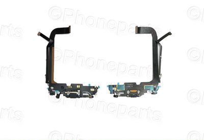 Cable Flex Conector Carga Lightning con Micro Apple Iphone13 PRO MAX Negro