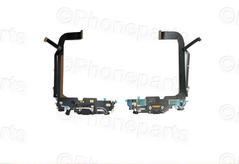 Cable Flex Conector Carga Lightning con Micro Apple Iphone13 PRO MAX Negro