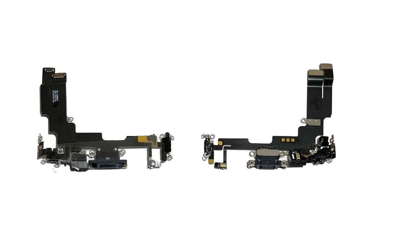 Cable Flex Conector Carga Lightning con Micro Apple Iphone14 Negro