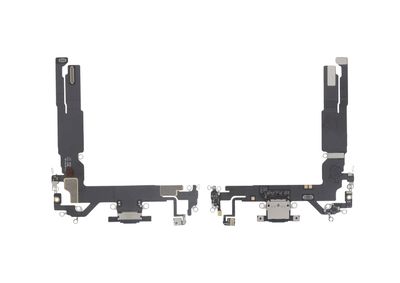 Conector de carga negro para Apple iPhone 16
