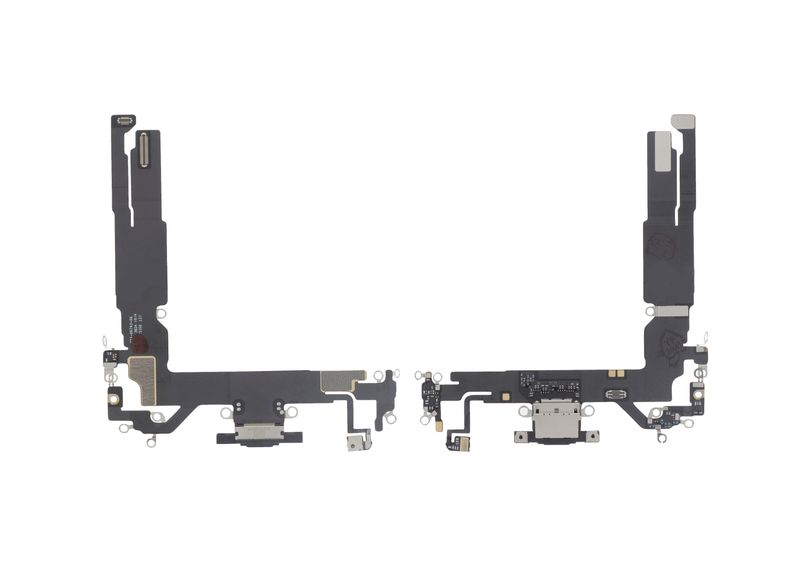 Conector de carga negro para Apple iPhone 16