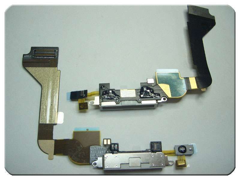 Cable Flex Carga Apple iPhone 4G Blanco con Micro