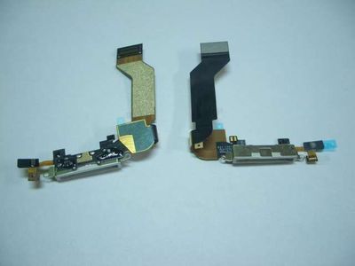 Cable Flex Conector Carga y Micro Apple iPhone 4S Blanco