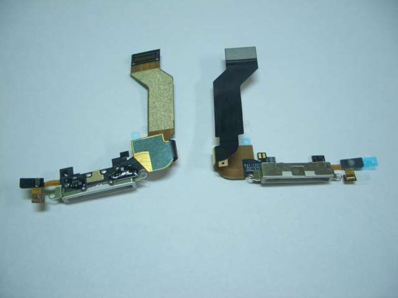 Cable Flex Conector Carga y Micro Apple iPhone 4S Blanco