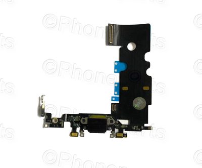 Cable Flex Conector Carga con Micro Apple Iphone8 Negro