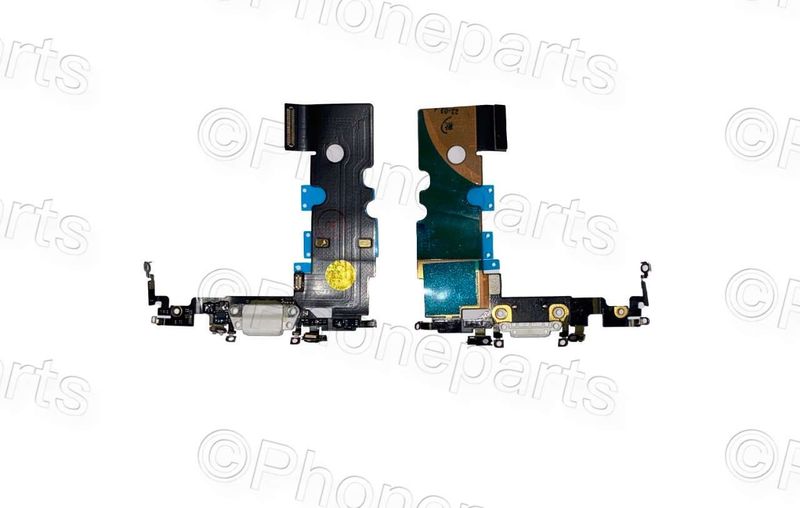 Cable Flex Conector Carga con Micro Apple Iphone8, Iphone SE 2020/2022 Blanco