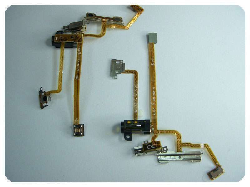 Cable Flex con Botón de Encendido y Cone. Audio Apple iPhone 2G LOW