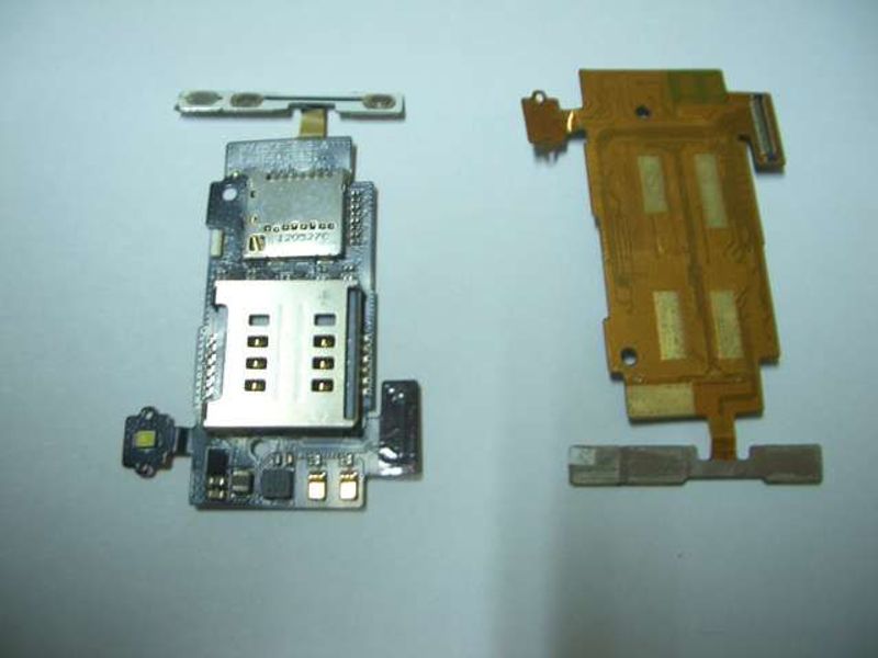 Flex Lector Doble SIM y Tarjeta de Memoria LG L7 II Dual con Botones Laterales