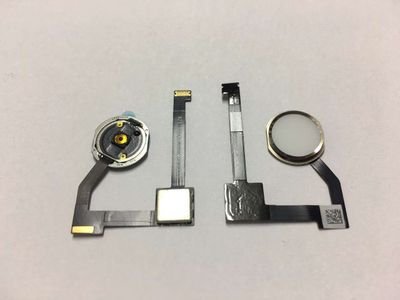 Cable Flex Botón Menú con Sensor Huella Apple Ipad Air2 Dorado