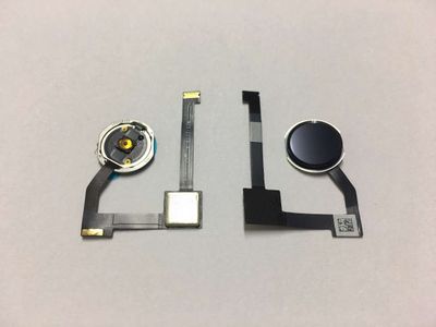 Cable Flex Botón Menú con Sensor Huella Apple Ipad Air2 Negro