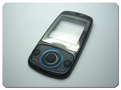 Carcasa Frontal con Teclado Funcional Samsung S3030 Negra / Azul