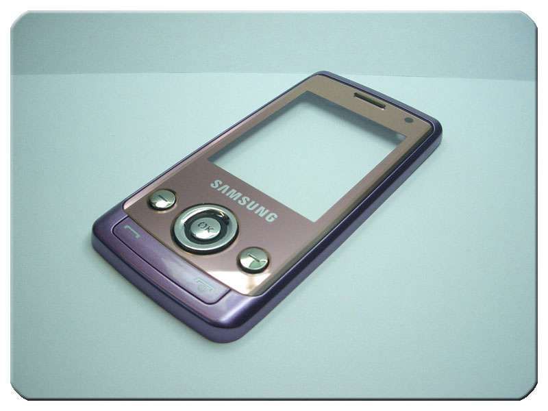 Carcasa Frontal con Teclado Funcional Samsung J800 Lila