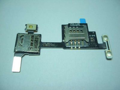 Cable Flex Lector SIM y Tarjeta de Memoria LG P940 Prada con Botones de Volumen